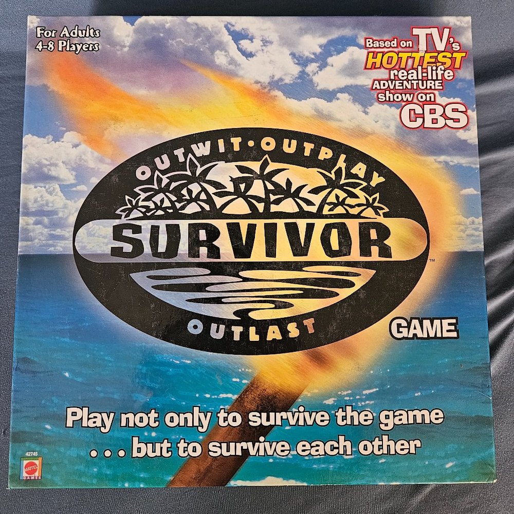 Vintage Survivor Outwit Outlast Boardgame